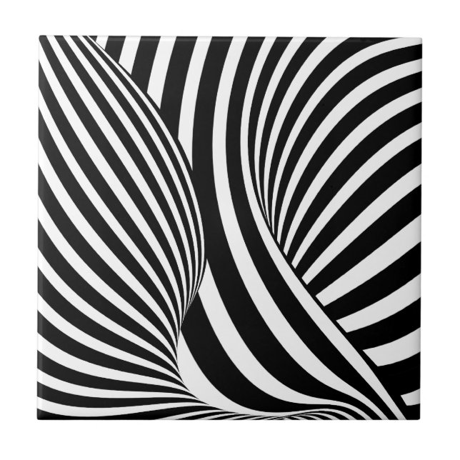 Optical Illusion Ceramic Tile (Front)