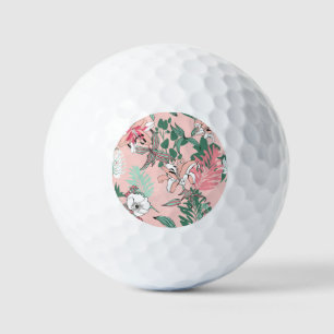 Optical Illusion Circles: Monochrome Seamless Patt Golf Balls