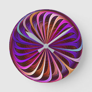 Optical Illusion Clock - Multicolored