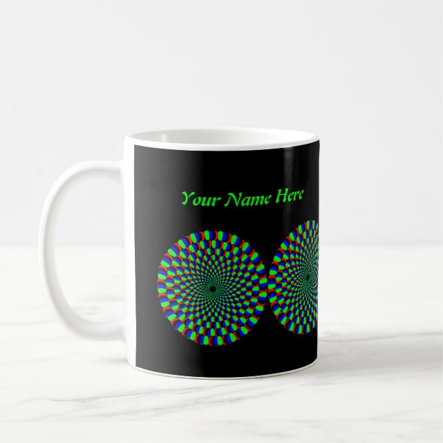 Optical Illusion Coffee Mug (Left)