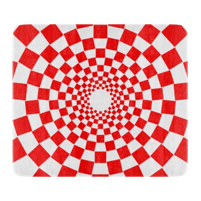 OPTICAL ILLUSION CUTTING BOARD (Front)