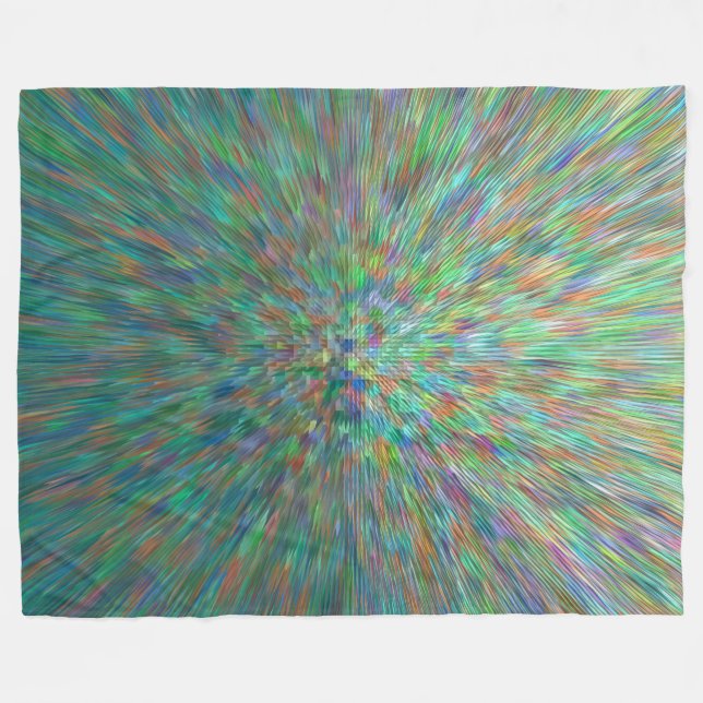 Optical illusion fleece blanket (Front (Horizontal))