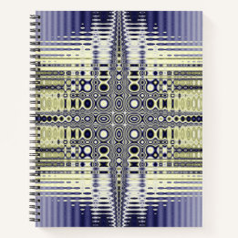 Optical Illusion Fractal Art Notebook