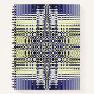 Optical Illusion Fractal Art Notebook