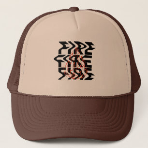 Optical Illusion "Free Mind" Trucker Hat 