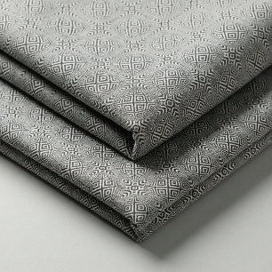 Optical Illusion Geometric Black And White Pattern Fabric