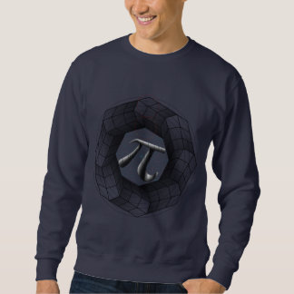 Optical Illusion Geometric Pi Symbol π Sweatshirt