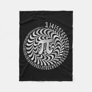 Optical Illusion Geometry Pi Math Science Stem 3.1 Fleece Blanket