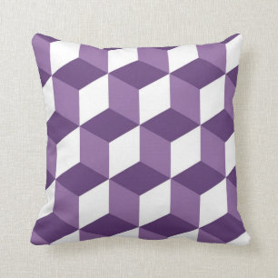 optical illusion geometry pillow