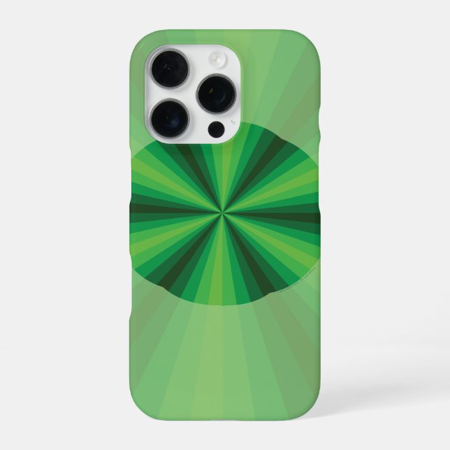 Optical Illusion Green Case-Mate Case (Back)