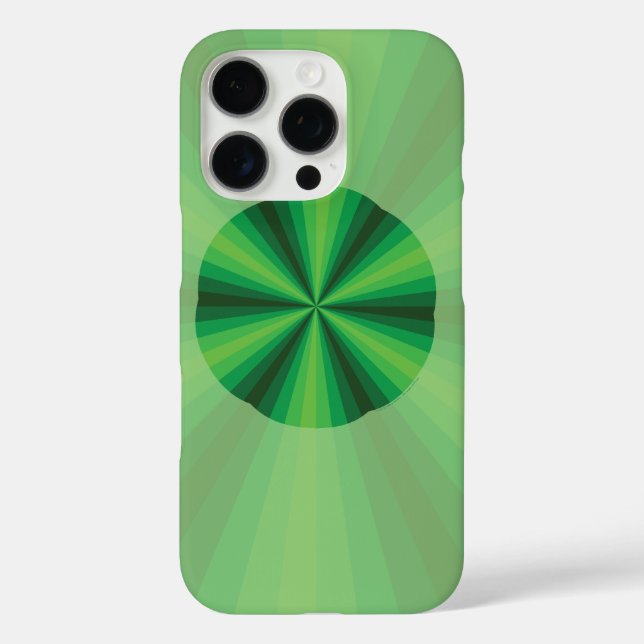 Optical Illusion Green Case-Mate Case (Back)