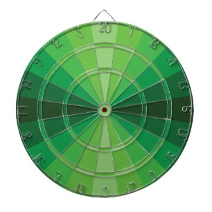 Optical Illusion Green Dart Board