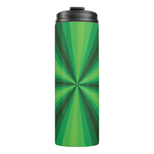 Optical Illusion Green Thermal Tumbler