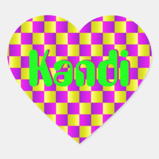 Optical Illusion Heart Sticker