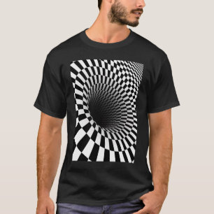 Optical Illusion  Hole Illusion Science T-Shirt