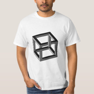 Optical Illusion - Impossible Cube T-Shirt
