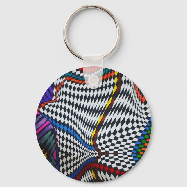 Optical Illusion Keychain (Front)