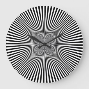 optical-illusion large clock