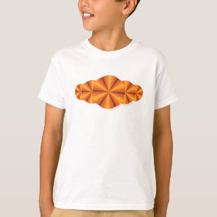 Optical Illusion Orange Kid's and Baby Light Shirt