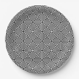 Optical Illusion Party Plates - set 1