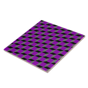 Optical Illusion Pattern. Customisable Background Ceramic Tile