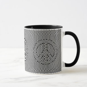 Optical Illusion Peace Mug