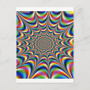 OPTICAL ILLUSION POSTCARD