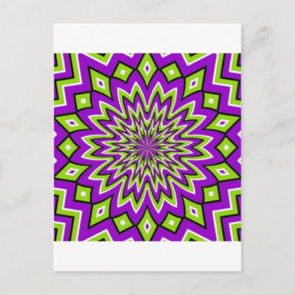 Optical Illusion Postcard