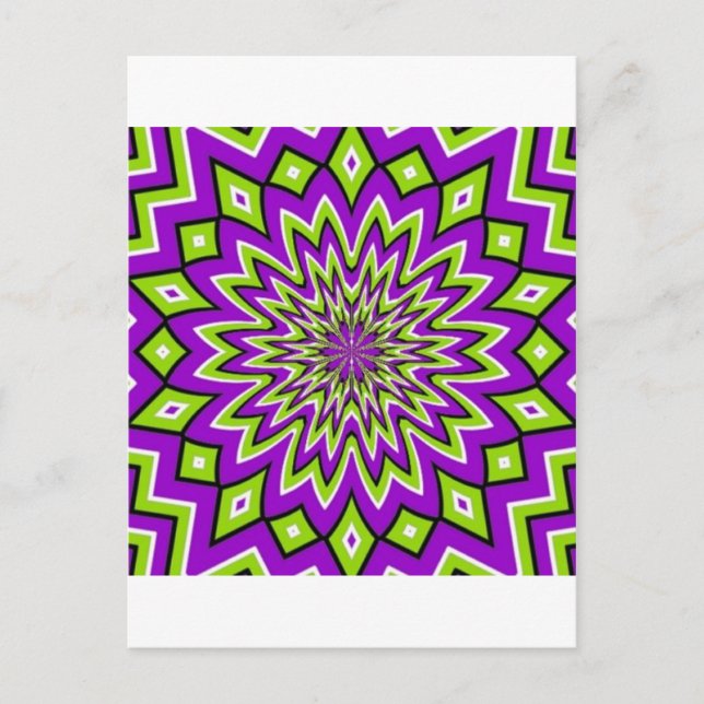 Optical Illusion Postcard (Front)