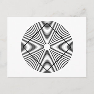 Optical Illusion Postcard