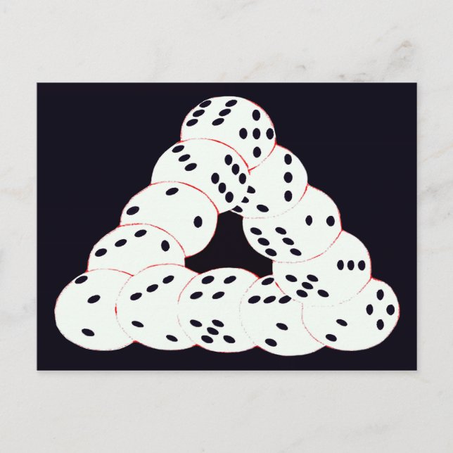 optical illusion postcard (Front)