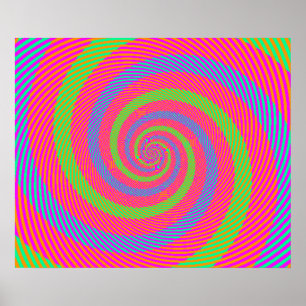 Optical Illusion Poster
