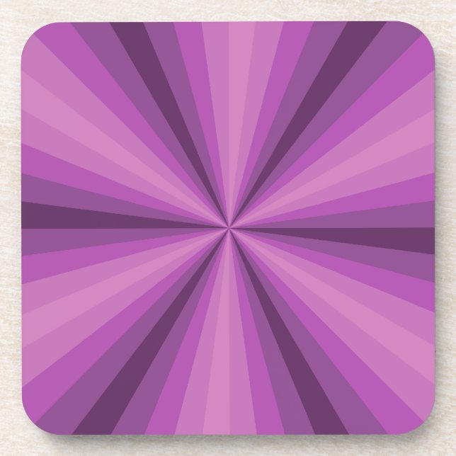 Optical Illusion Purple Notebook Coaster (Front)