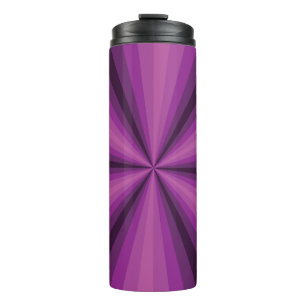 Optical Illusion Purple Thermal Tumbler