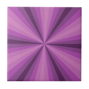 Optical Illusion Purple Tile