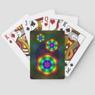 Optical Illusion Rainbow Classic Playing Cards