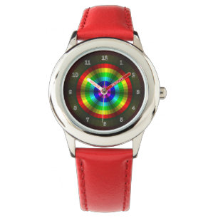 Optical Illusion Rainbow Watch