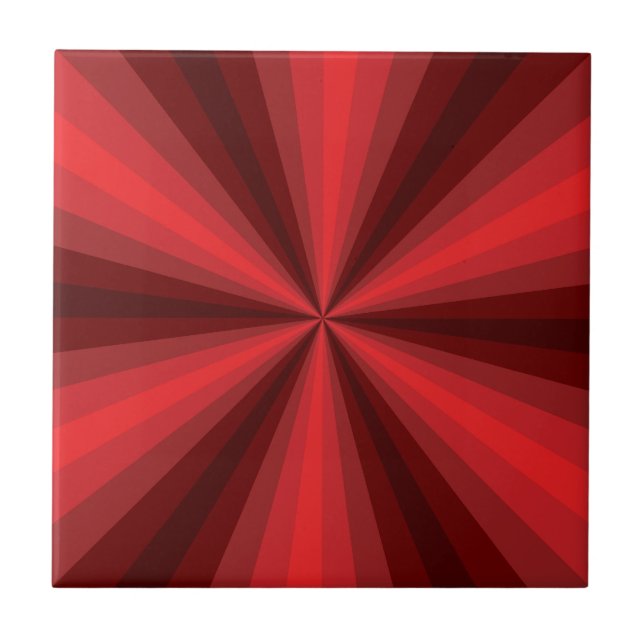 Optical Illusion Red Tile (Front)