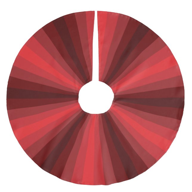 Optical Illusion Red Tree Skirt (Front)