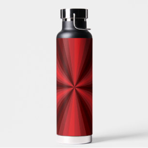 Optical Illusion Red Water Bottle