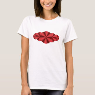 Optical Illusion Red Women's Light Shirt