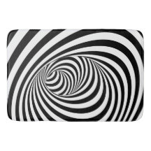 Optical Illusion Shower Accessory A - Bath Matt