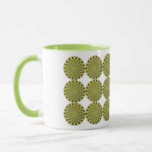 Optical Illusion - Spinning Wheels Mug