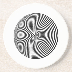 Optical Illusion Spiral Coaster