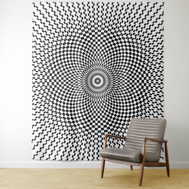 Optical Illusion Tapestry (In Situ)