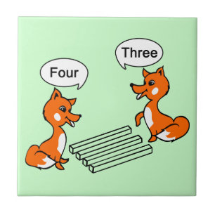 Optical illusion Trick Ceramic Tile