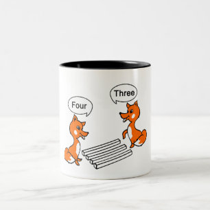 Optical illusion Trick Two-Tone Coffee Mug