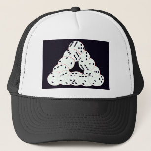 optical illusion trucker hat