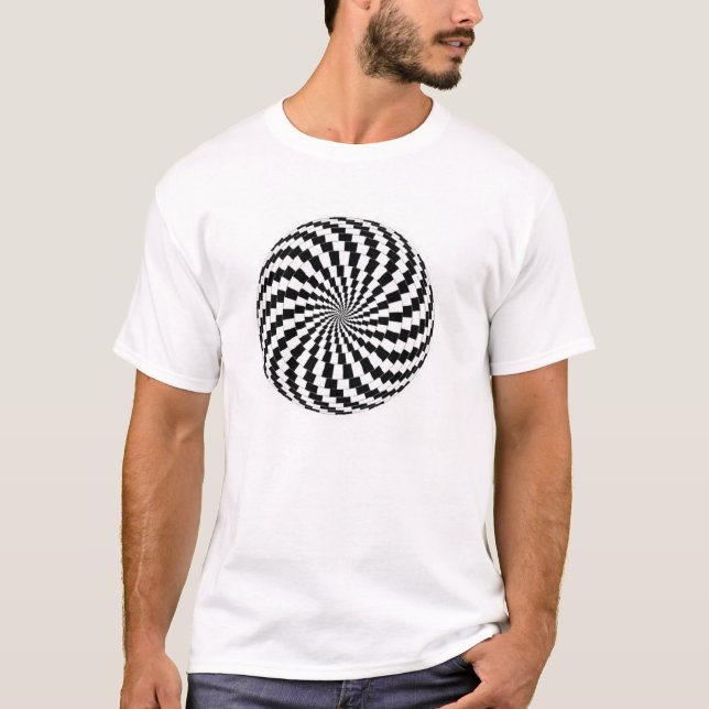 Optical Illusion V T-Shirt (Front)