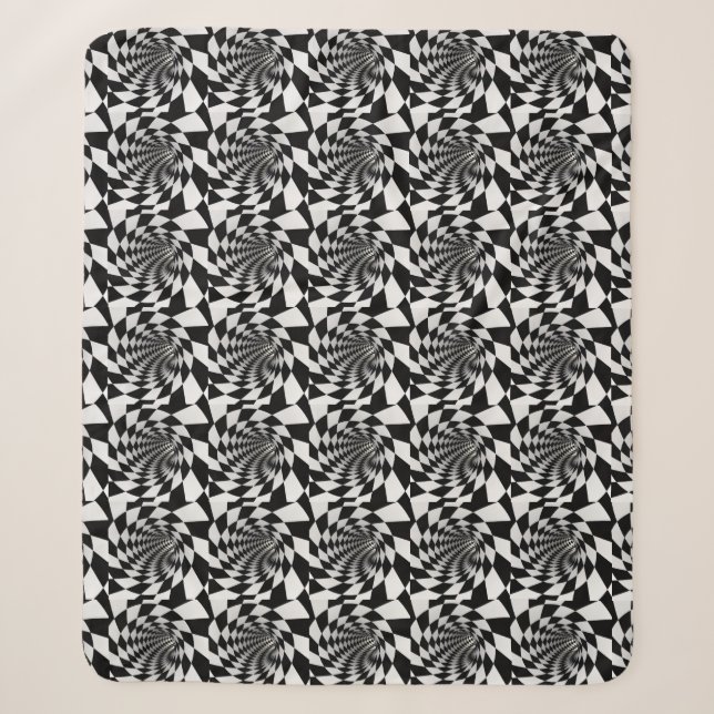 Optical Illusion Vortex Blanket (Front)